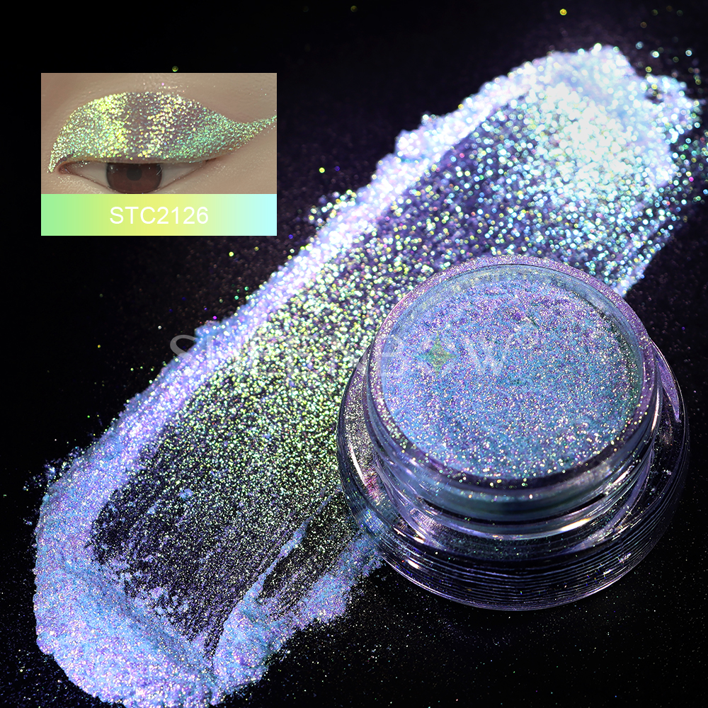 ColorHolográficoCambiodecolor（Sombras·Uñas） — Color、Holográfico、Cambio de color、Paillettes 颜料