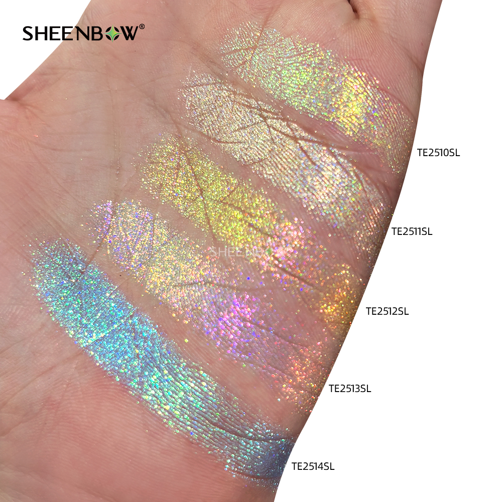 AuroraHolográficoDuocromo（Sombras） — Aurora、Láser、Duocromo、Holográfico 颜料