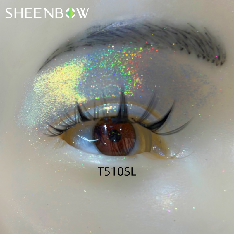 AuroraHolográficoLáser（Sombras·Uñas）
