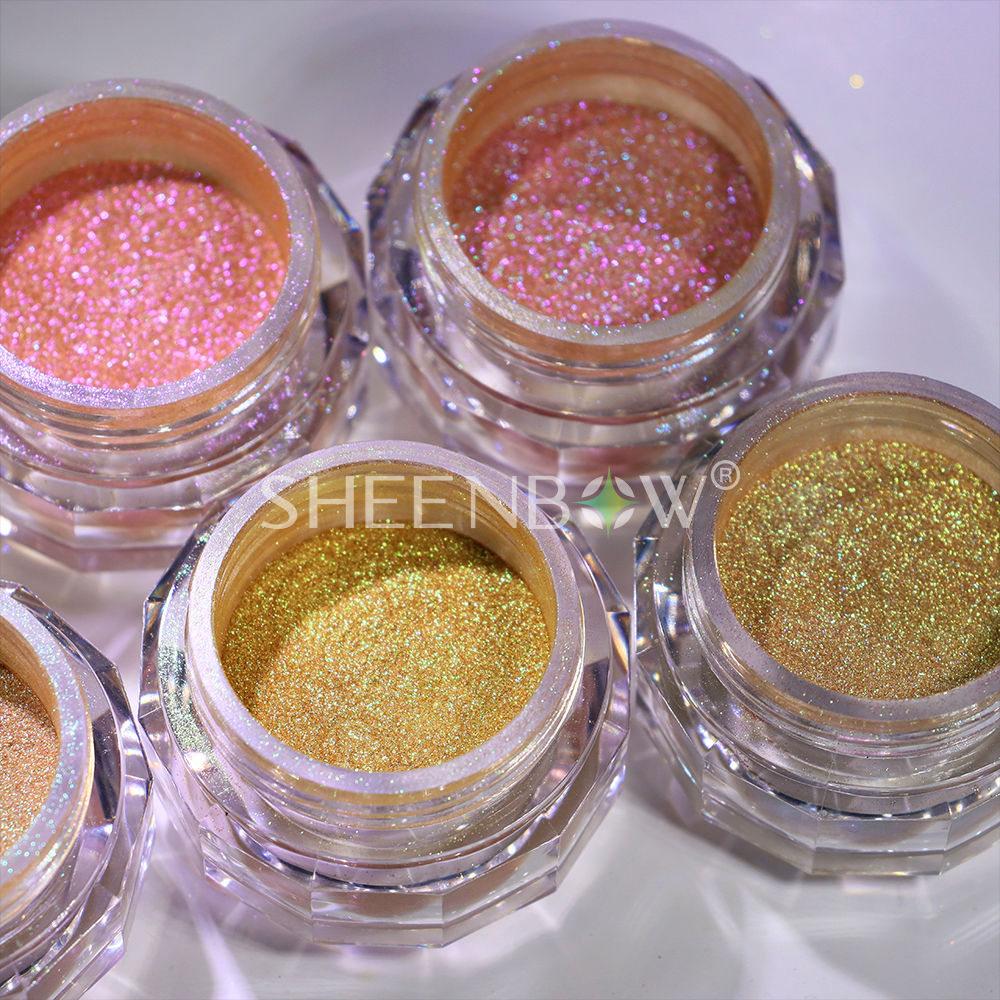 CamaleãoCambiodecolorPaillettes（Uñas & Maquillaje） — Camaleão、Cambio de color、Paillettes 颜料
