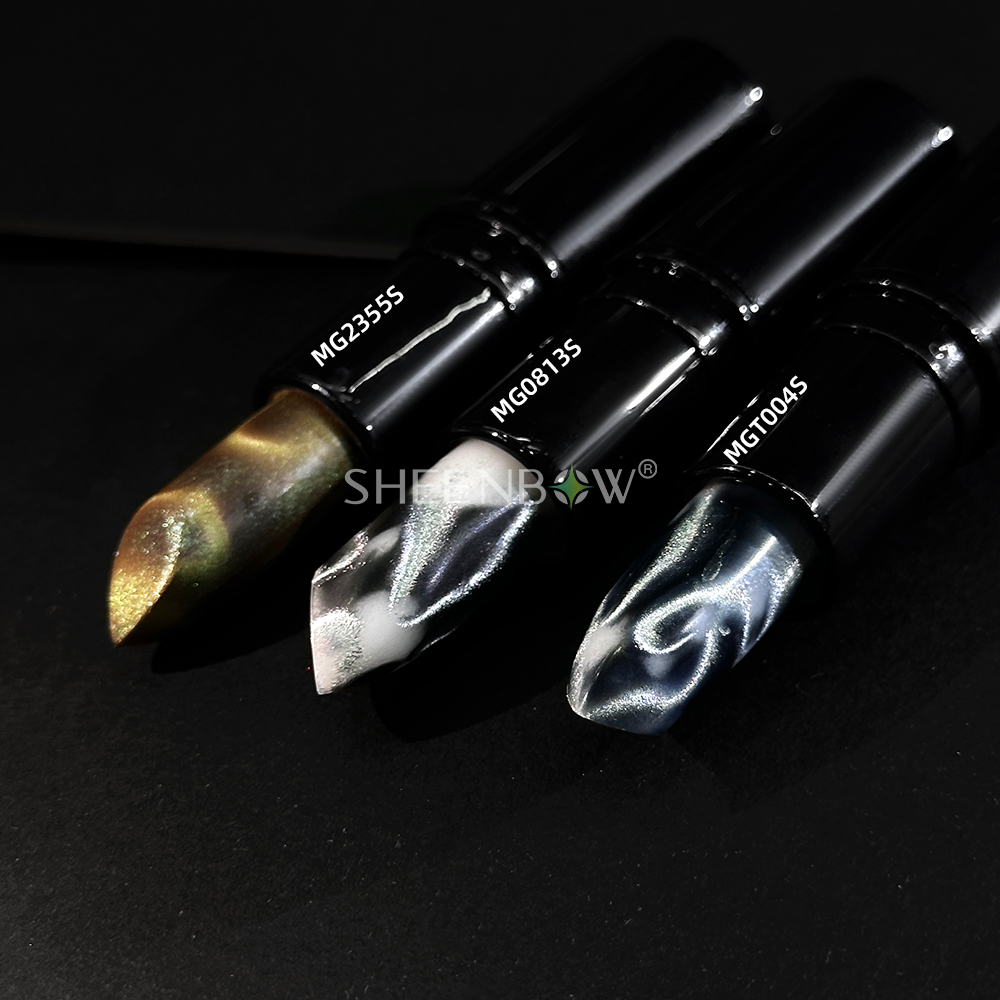 CamaleãoMagnético3DOlhodegatoIridiscente（Sombras·Uñas）