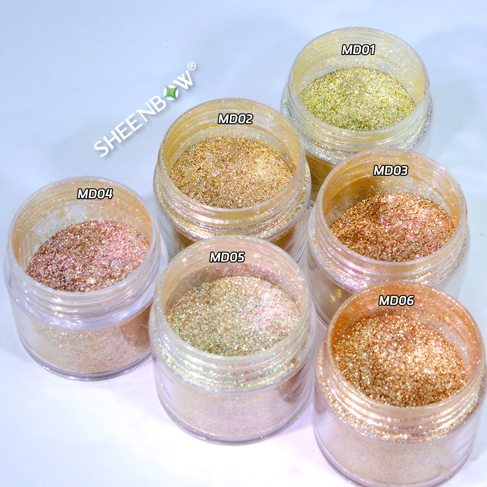 CambiodecolorMetálicoPaillettes（Sombras·Maquillaje）